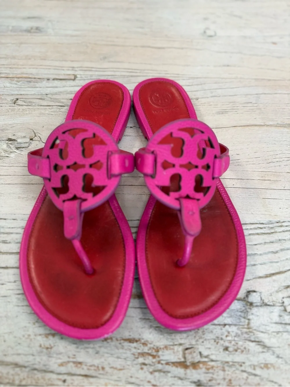 Tory Burch Millar Hot Pink sandals size 8.5